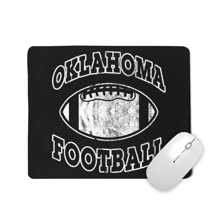 Oklahoma Football Vintage Distressed Mousepad