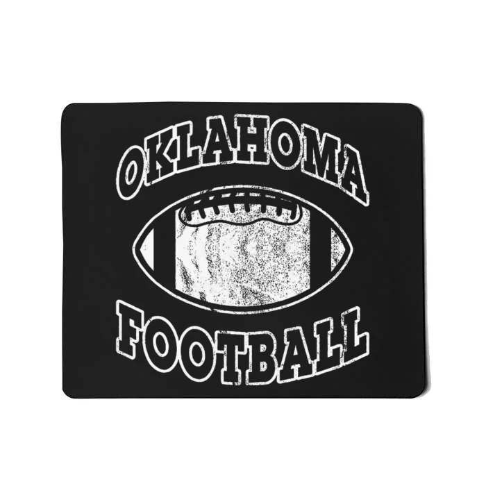 Oklahoma Football Vintage Distressed Mousepad