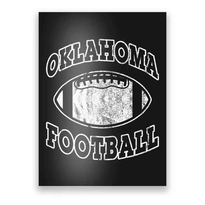 Oklahoma Football Vintage Distressed Poster