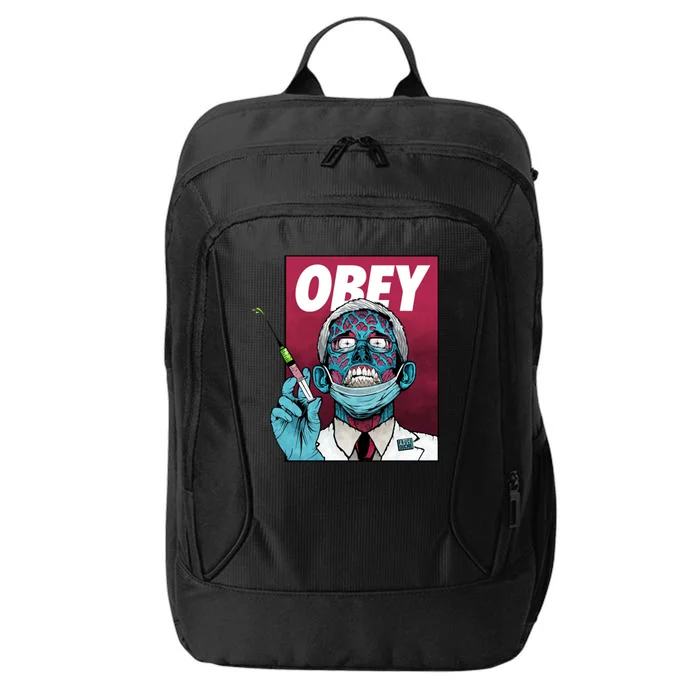 Obey Faucci Vaccine Zombie City Backpack