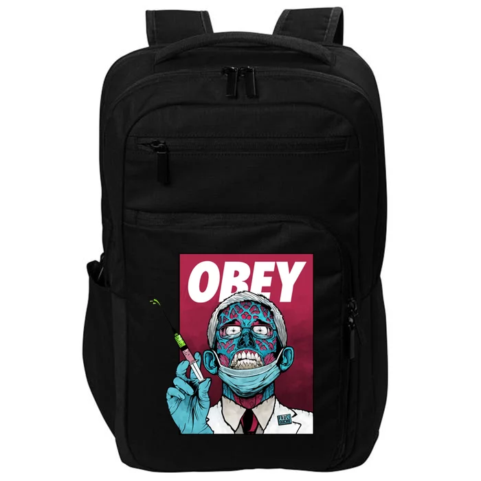 Obey Faucci Vaccine Zombie Impact Tech Backpack