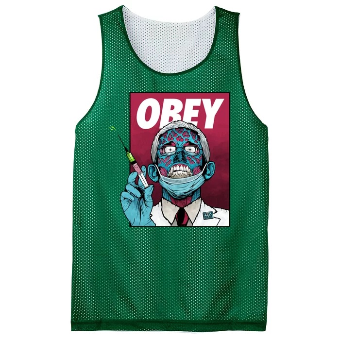 Obey Faucci Vaccine Zombie Mesh Reversible Basketball Jersey Tank