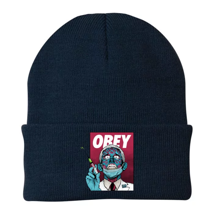 Obey Faucci Vaccine Zombie Knit Cap Winter Beanie