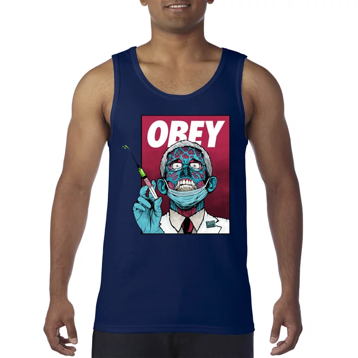 Obey Faucci Vaccine Zombie Tank Top