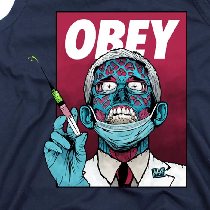 Obey Faucci Vaccine Zombie Tank Top