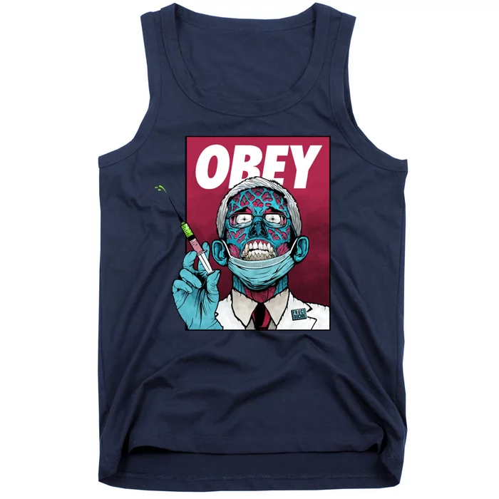 Obey Faucci Vaccine Zombie Tank Top