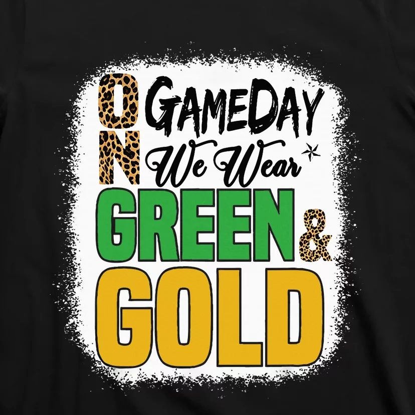 On Football We Wear Green And Gold T-Shirt