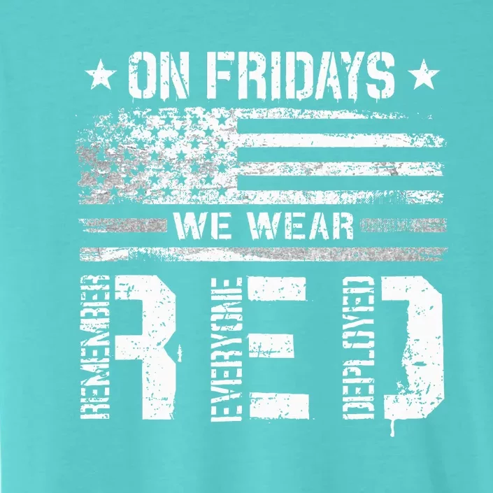 On Friday We Wear Red American Flag Military Supportive ChromaSoft Performance T-Shirt