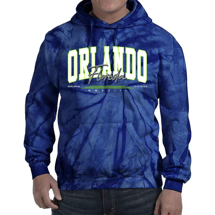 Orlando Florida Worldwide Division Tie Dye Hoodie