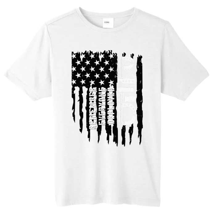 On Friday We Wear Red Friday Military Support Troops Us Flag ChromaSoft Performance T-Shirt