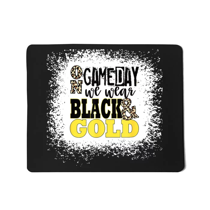 OnGameday Football We Wear Gold And Black Mousepad