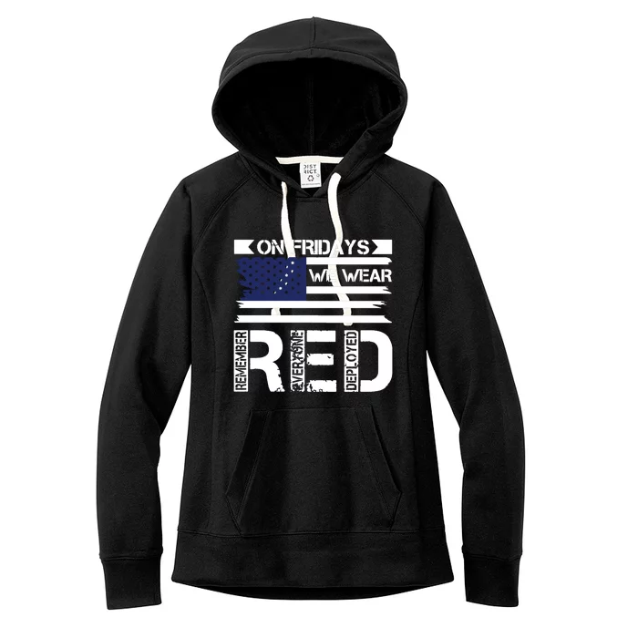 On Friday We Wear Red Women's Fleece Hoodie