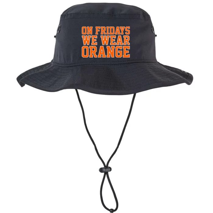 On Fridays We Wear Orange High School Football Team Pride Legacy Cool Fit Booney Bucket Hat