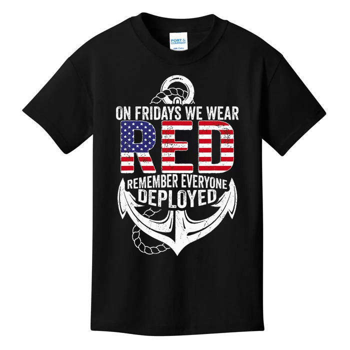 On Fridays We Wear Red Friday Kids T-Shirt