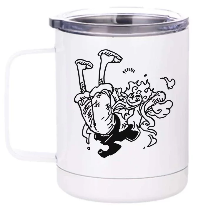 Onepiecedaiiys Gear 5 Floating In Air Essential Front & Back 12oz Stainless Steel Tumbler Cup