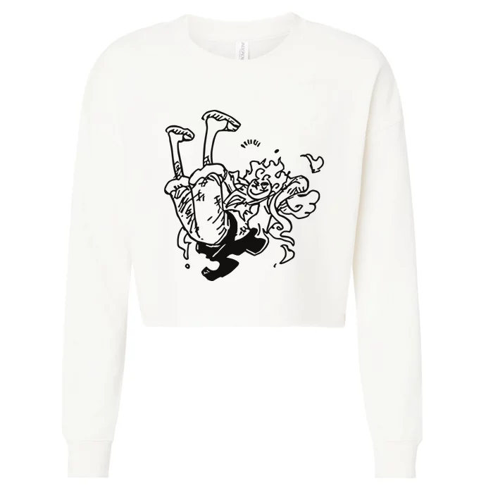 Onepiecedaiiys Gear 5 Floating In Air Essential Cropped Pullover Crew