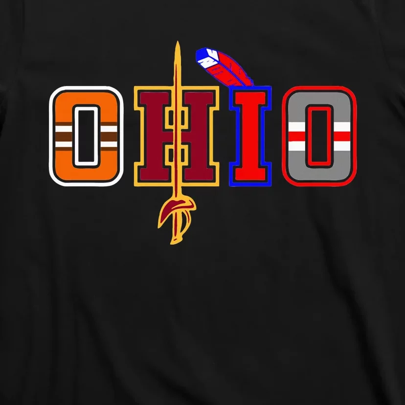 Ohio Gifts and DressedForDuty Ohio Black Small T-Shirt