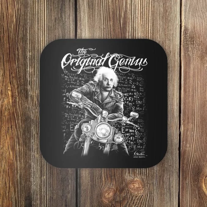 Original Genius Albert Einstein Biker Coaster