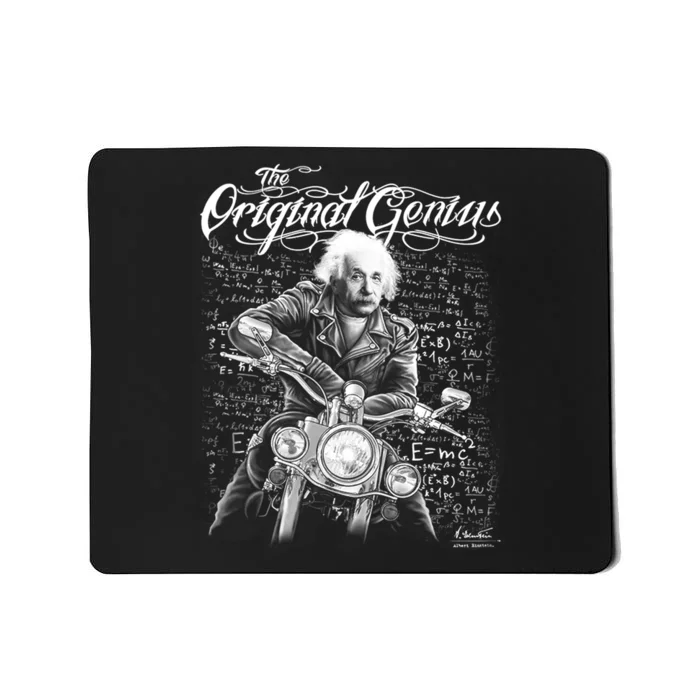 Original Genius Albert Einstein Biker Mousepad