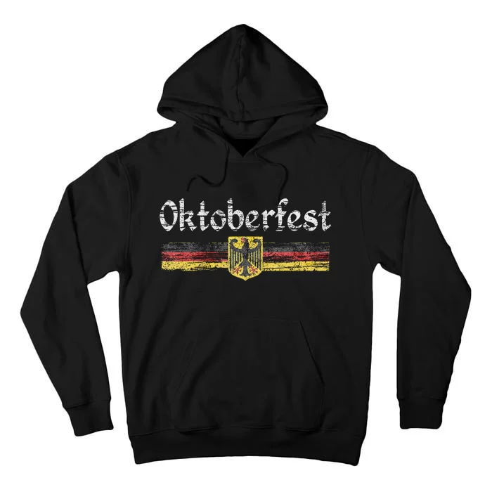 Oktoberfest German Beer Vintage German Flag Tall Hoodie