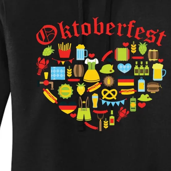 Oktoberfest German Bavarian Women Beer Fest Women's Pullover Hoodie