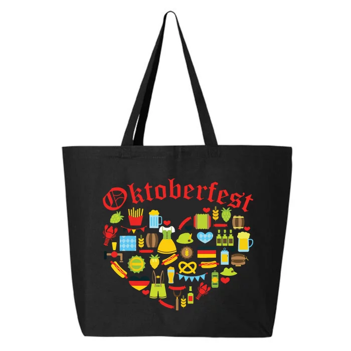 Oktoberfest German Bavarian Women Beer Fest 25L Jumbo Tote