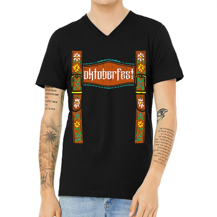 Oktoberfest German Bavarian V-Neck T-Shirt