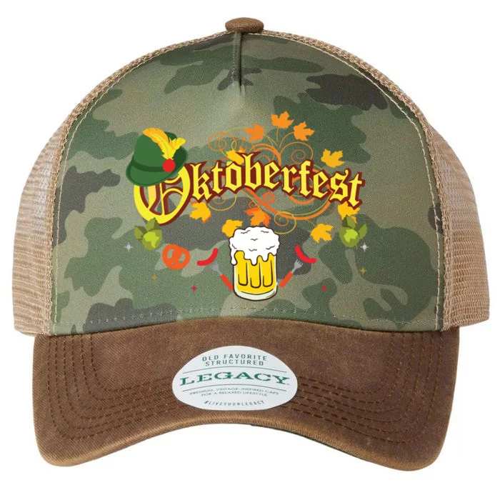 Oktoberfest German Beer Festival October Legacy Tie Dye Trucker Hat