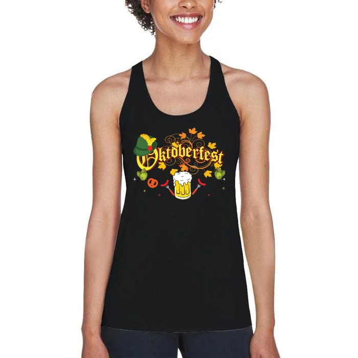 Oktoberfest German Beer Festival October Women's Racerback Tank