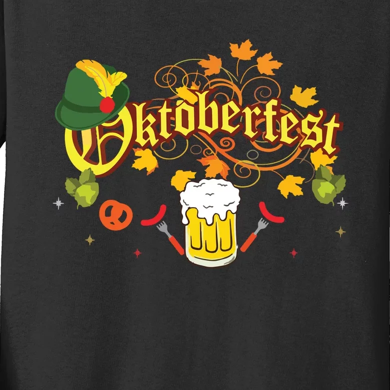 Oktoberfest German Beer Festival October Kids Long Sleeve Shirt