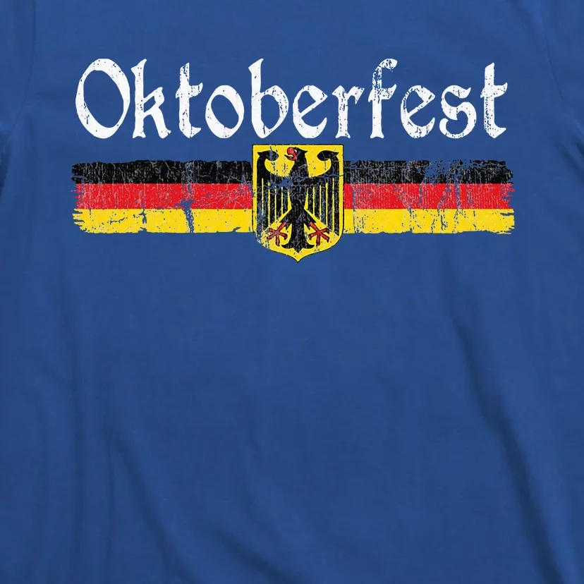 Oktoberfest German Beer Vintage German Flag T-Shirt