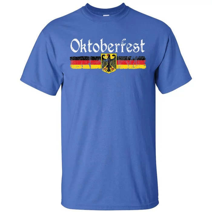 Oktoberfest German Beer Vintage German Flag Tall T-Shirt