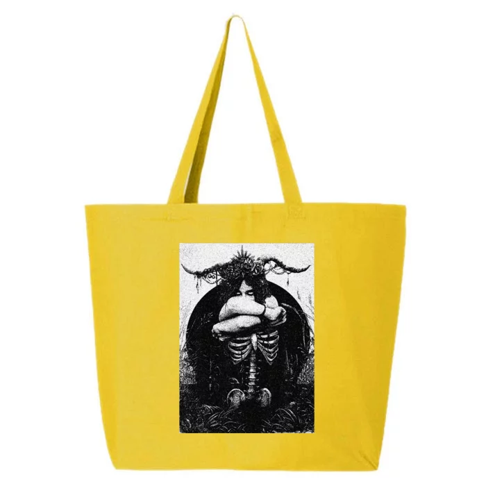 Occult Gothic Black Metal Dark Aesthetic Goth 25L Jumbo Tote