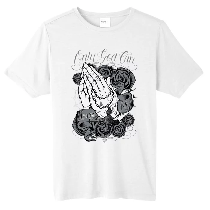 Only God Can Judge Me Chicano Low Rider Graphic Art ChromaSoft Performance T-Shirt