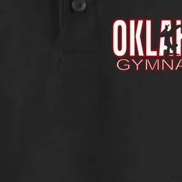 Oklahoma Gymnastics Competition Gymnast Tumbling Girl Gift Dry Zone Grid Performance Polo