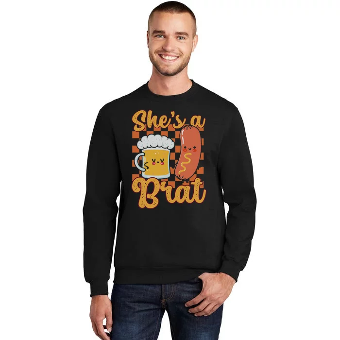 Oktoberfest German Drinking SheS A Brat Couple Matching Sweatshirt