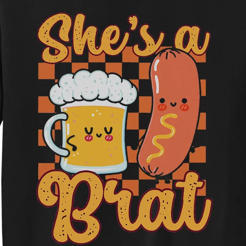 Oktoberfest German Drinking SheS A Brat Couple Matching Sweatshirt