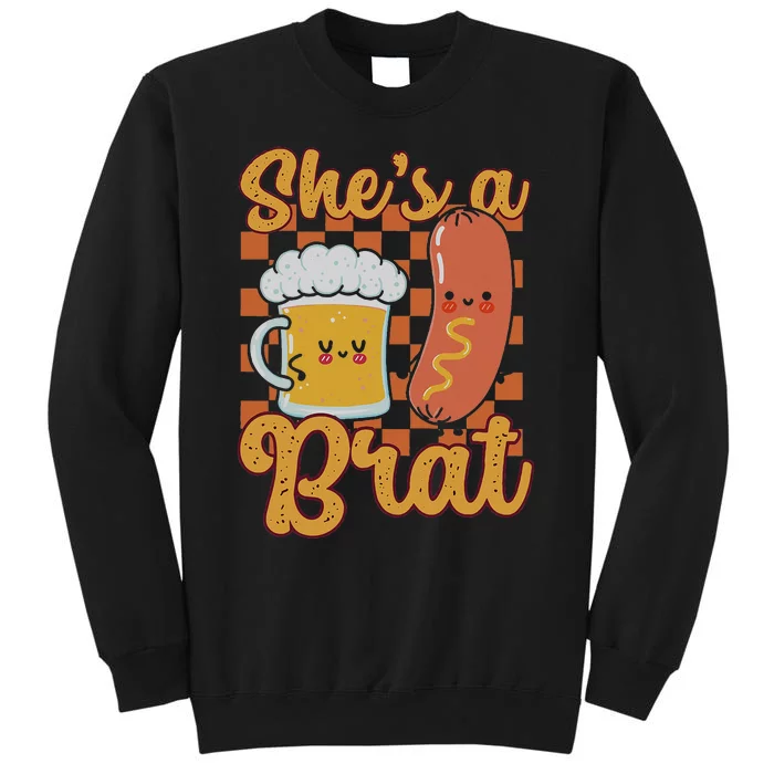 Oktoberfest German Drinking SheS A Brat Couple Matching Sweatshirt