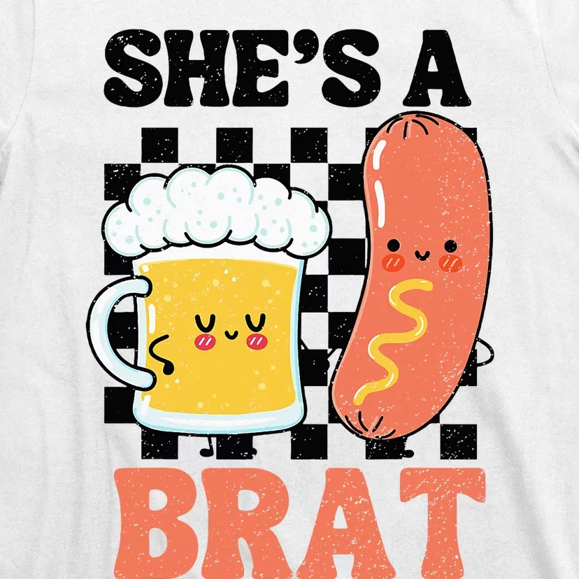 Oktoberfest German Drinking SheS A Brat Couple Matching T-Shirt