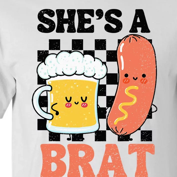 Oktoberfest German Drinking SheS A Brat Couple Matching Tall T-Shirt