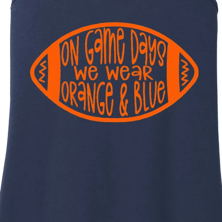 On Game Days We Wear Orange & Blue Ladies Essential Tank