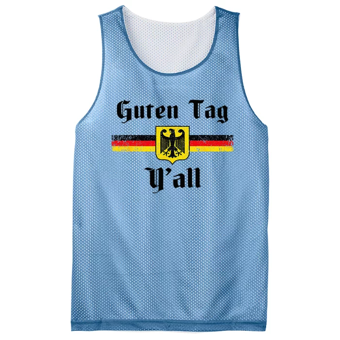 Oktoberfest German Flag Eagle Prost Guten Tag Yall Mesh Reversible Basketball Jersey Tank