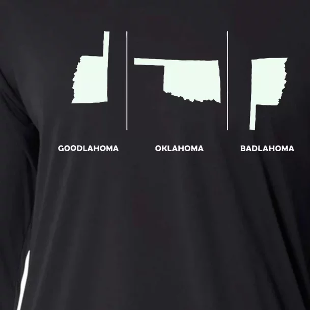 Oklahoma Gift For A Man Or Woman From Oklahoma Cooling Performance Long Sleeve Crew