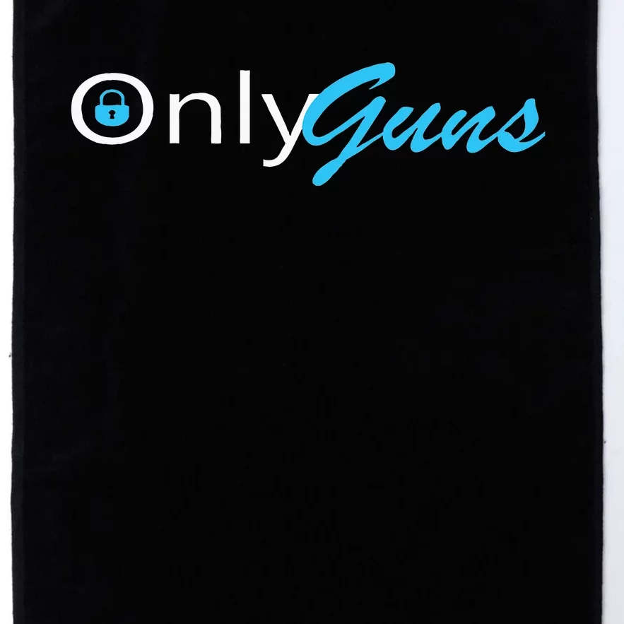 Only Guns Funny Gun Owner Ammo Platinum Collection Golf Towel