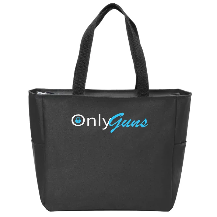 Only Guns Funny Gun Owner Ammo Zip Tote Bag