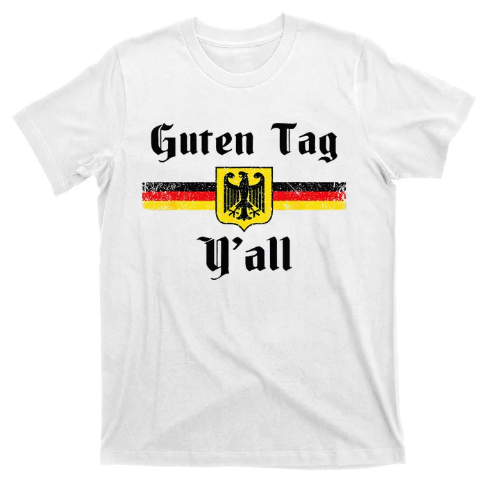 Oktoberfest German Flag Eagle Prost Guten Tag YAll Fun Idea T-Shirt