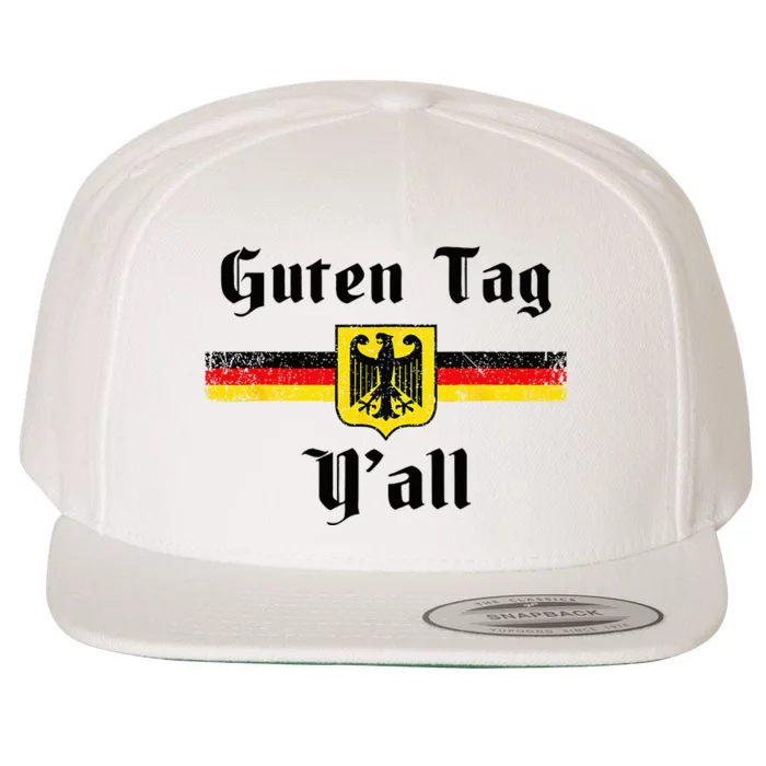 Oktoberfest German Flag Eagle Prost Guten Tag YAll Fun Idea Wool Snapback Cap