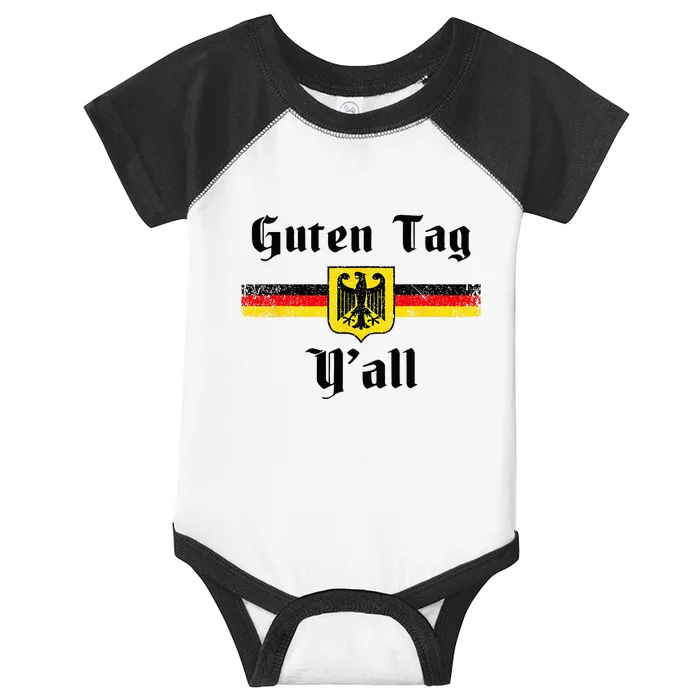 Oktoberfest German Flag Eagle Prost Guten Tag YAll Fun Idea Infant Baby Jersey Bodysuit