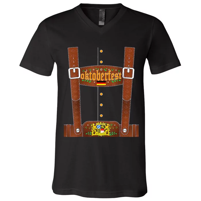 Oktoberfest German Festival Costume V-Neck T-Shirt