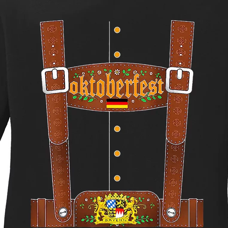 Oktoberfest German Festival Costume Ladies Long Sleeve Shirt